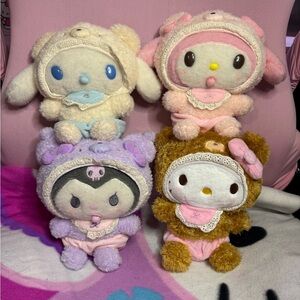 Sanrio Baby plush lot of 4!